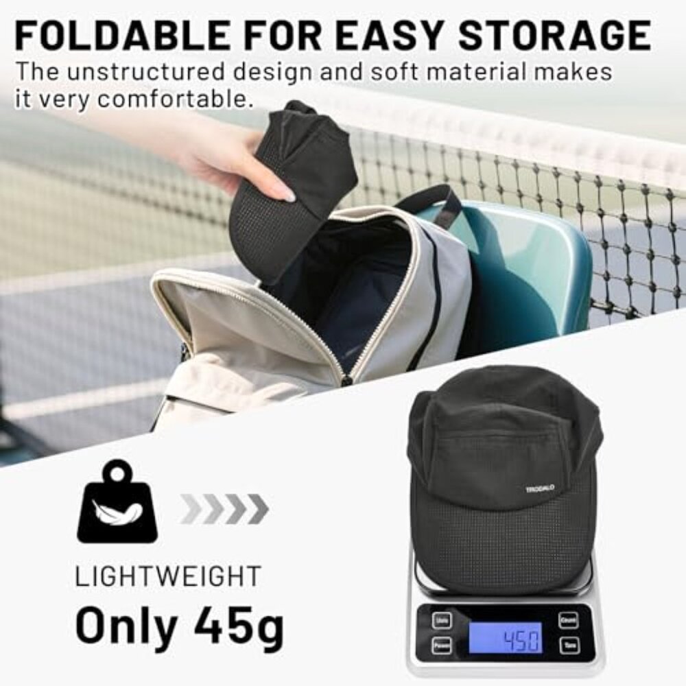Lightweight Sport Cap Quick Drying Foldable UPF50… - image 4